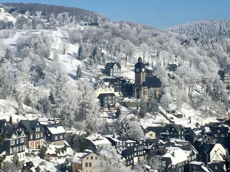 Lauscha im Winter - Rundfahrt durch den Thüringer Wald