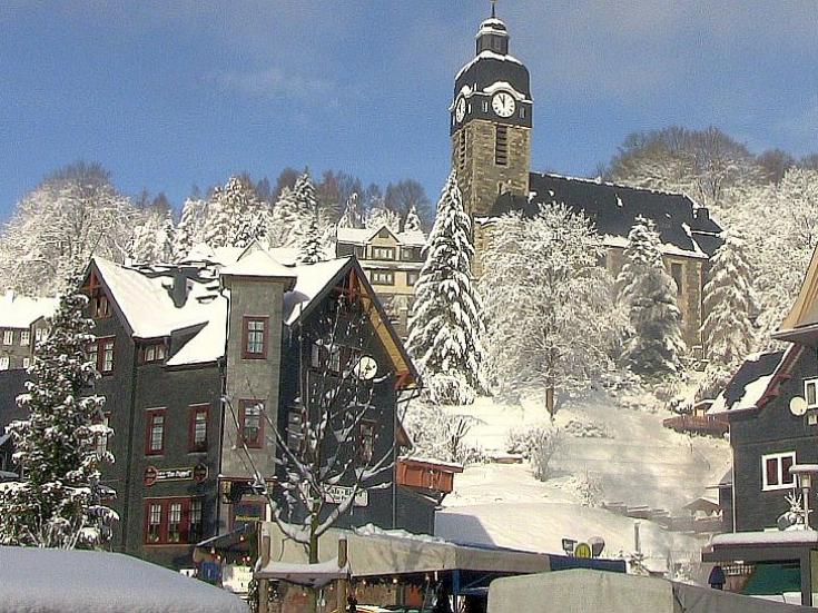 Lauscha im Winter © Kulturbetrieb der Stadt Lauscha
