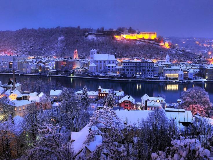 Passau im Winter © Stadt Passau