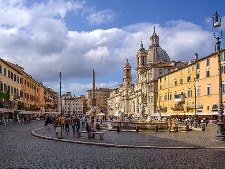 Rom - Piazza Navonna © Djedj auf Pixabay