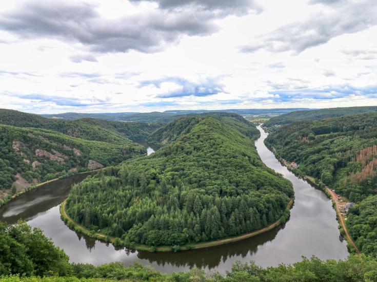 Sommer an Saar und Mosel - die Saarschleife © Alexander Fox auf Pixabay