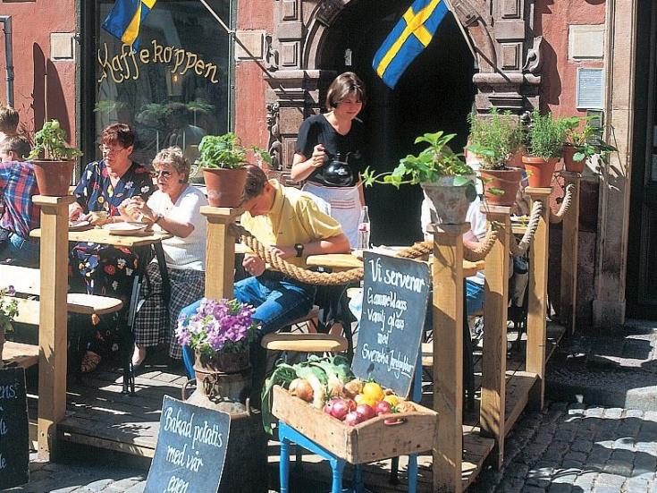 Café in Schweden
