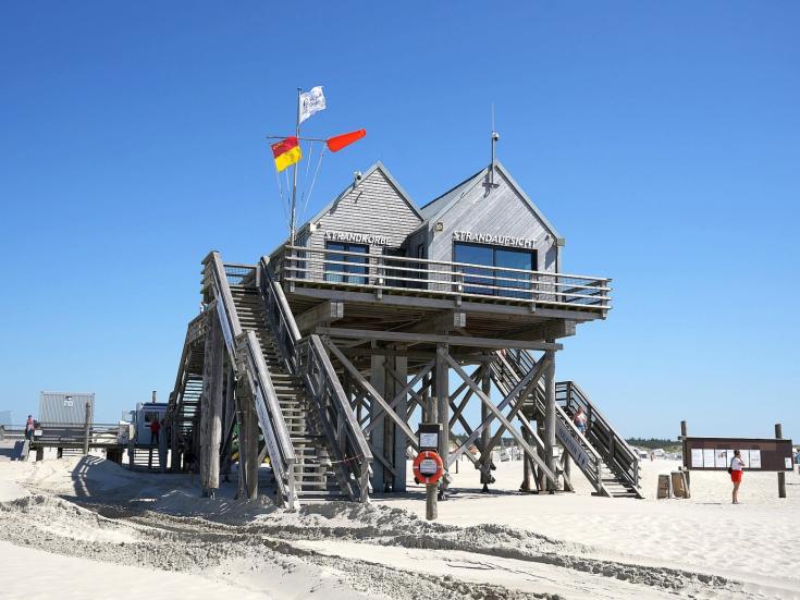 Strand in St. Peter-Ording -Ostern in Nordfriesland