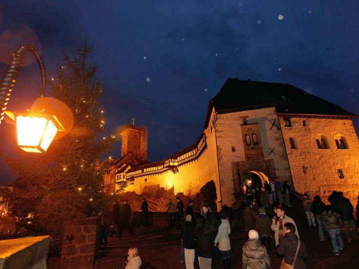 Weihnachtsmarkt auf der Wartburg © Sascha Willms - Wartburgstiftung