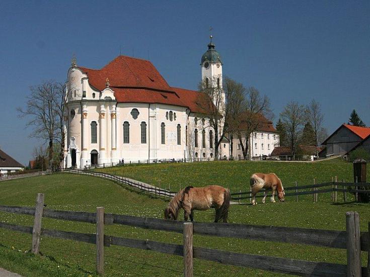Wieskirche bei Steingaden © Wallfahrtsbüro der Wieskirche