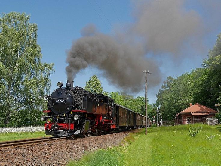 Schmalspurbahn im Zittauer Gebirge © Harald Meyer-Kirk