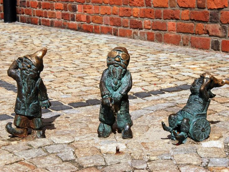 Zwerge in Breslau © Eveline de Bruin auf Pixabay