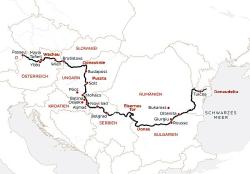 Acht-Länder-Kreuzfahrt auf der Donau mit MS Viktoria