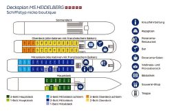MS Heidelberg - Decksplan