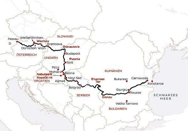 Donaukreuzfahrt mit nickoVISION