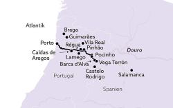Flusskreuzfahrt auf dem Douro