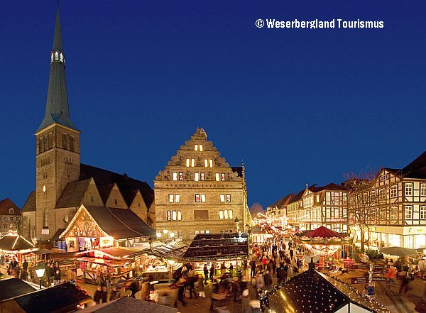 Weihnachtsmarkt in Hameln © Weserbergland Tourismus